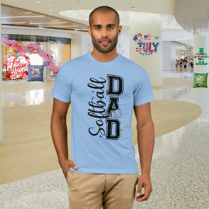 Vatertag "Softball Vater" T-Shirt