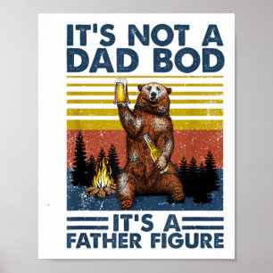 Vatertag Sonnenbär Es ist kein Vater Bod, es ist F Poster