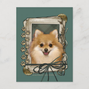 Vatertag - Steinpfähle - Spitz Postkarte