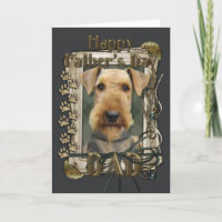 Vatertag - Steintatzen - Airedale