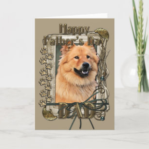 Vatertag - Steintatzen - Chow-Chow - Cinny Karte