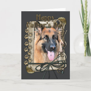 Vatertag - Stone Paws - German Shepherd - Chanc Karte