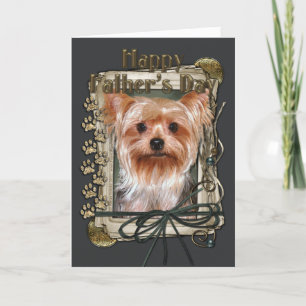 Vatertag - Stone Paws - Yorkshire Terrier Karte