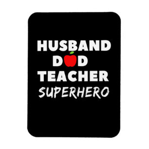 Vatertag   Super Husband Vater Teacher Magnet