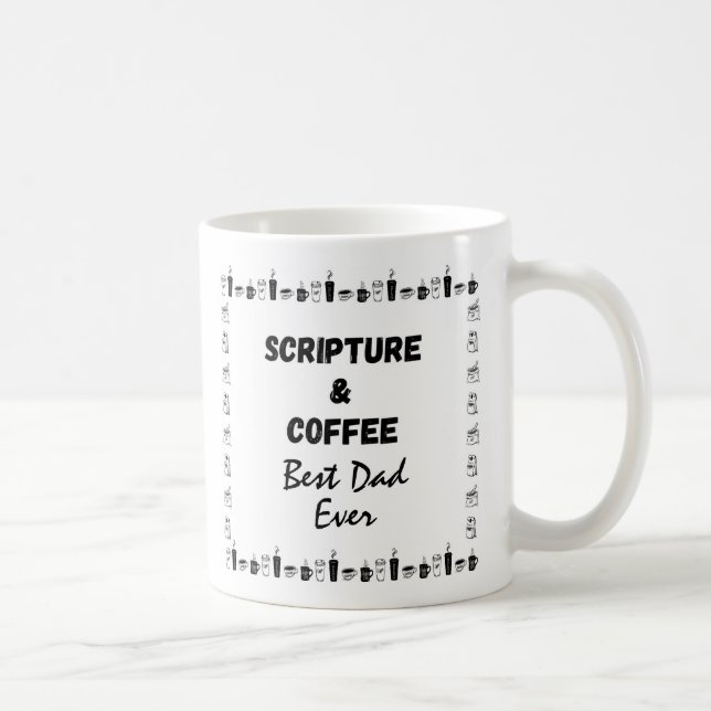 Vatertag Tasse | Schrift | PERSONALISIERT (Rechts)