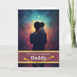 Vatertag Thema Bestes Dad Universum Karte