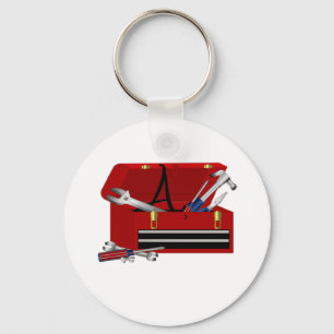 Vatertag-Toolbox Initial A Schlüsselanhänger