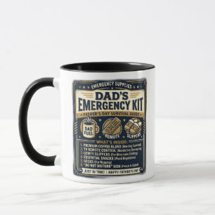 Vatertag-Überlebens-Tasse Lustige-Vater-Kaffeetass Tasse