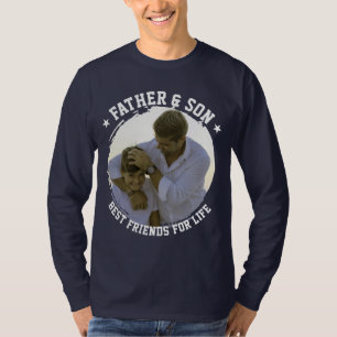 Vatertag und Son Custom Foto Beste Freundinnen Vat T-Shirt