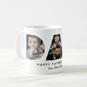 Vatertag Vater Foto Buchstaben Kaffeetasse