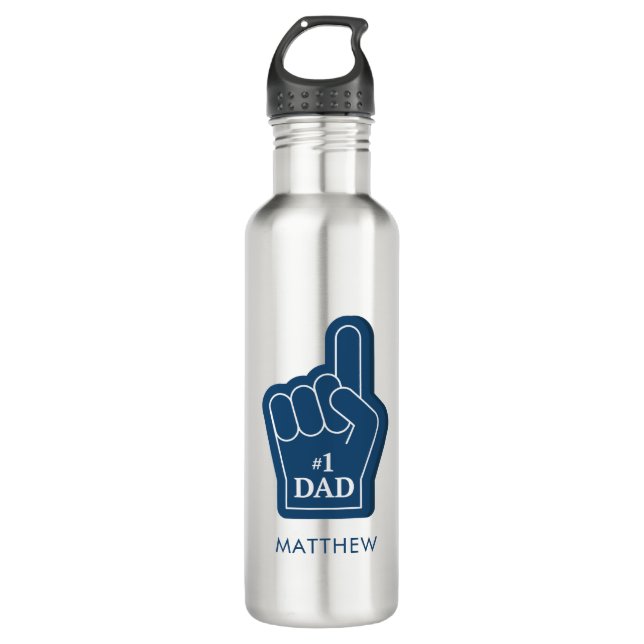Vatertag Vater Geburtstag Keepake Personalisiert Edelstahlflasche (Vorderseite)