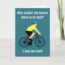 Vatertag Vater Joke Bicycle Card