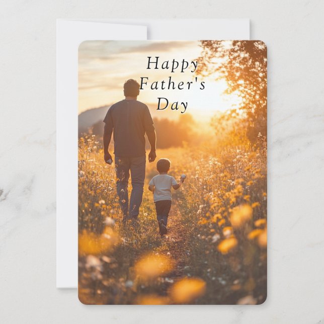 Vatertag Vater & Sohn Baseball Sommer (Vorderseite)