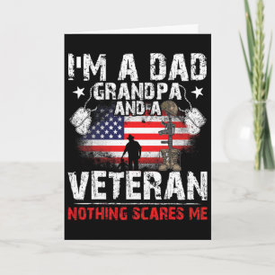 Vatertag - Veteranentag- Ich Bin Ein Vater Großvat Karte