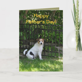 Vatertag vom Hund Karte