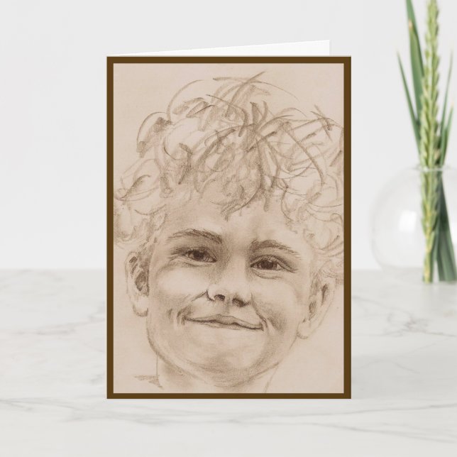 Vatertag von der Kinderkarte Karte (Vorderseite)