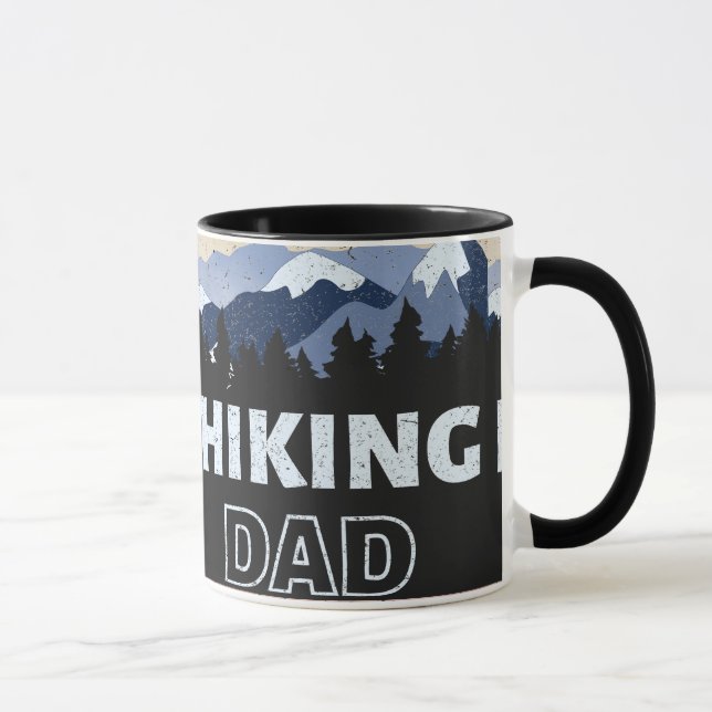 Vatertag Wandern Vater Tasse (Rechts)