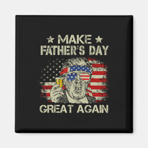 Vatertag wieder großer Vater Ltsp Funny Donald Tru Magnet