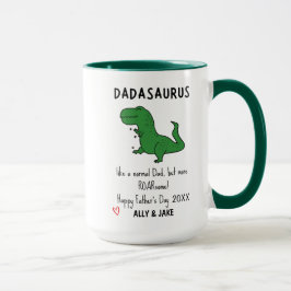 Vatertag Witzige T-Rex-Tasse Tasse