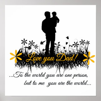 Vatertag Zitat Poster