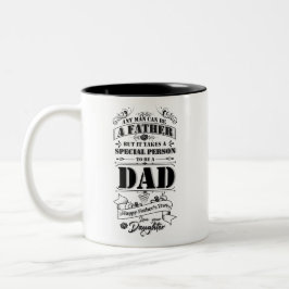 Vatertag Zweifarbige Tasse