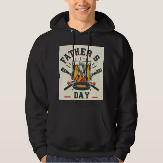 Vatertags-Bier & BBQ Lustiger Kapuzenpullover Hoodie