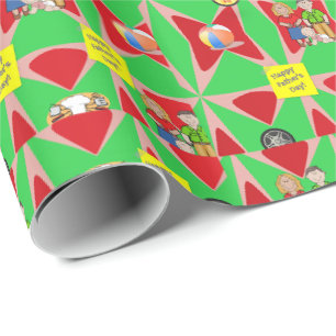 Vatertagsbroschüre Geschenkpapier
