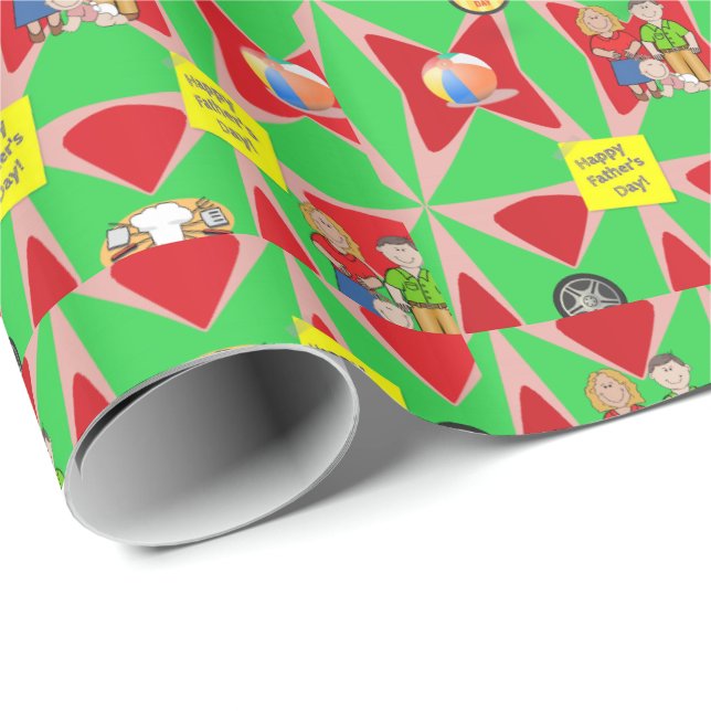 Vatertagsbroschüre Geschenkpapier (Rolleneckpunkt)