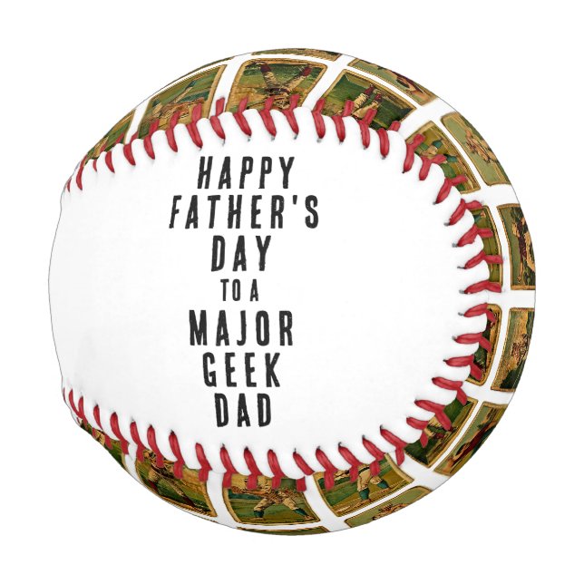 Vatertagsgeschenk Baseball (Rückseite Links)