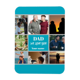 Vatertagsgeschenk für Papa Benutzerdefiniertes F Magnet
