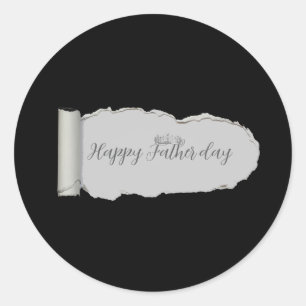 Vatertagsgeschenk für Papa Runder Aufkleber