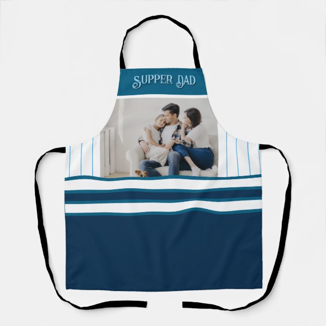 Vatertagsgeschenk für Supper Dad Schürze (Vorderseite)