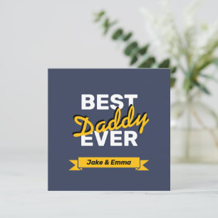 Vatertagsgeschenk Personalisierte Karte