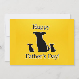 Vatertagshunde feiertagskarte