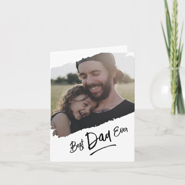 Vatertagskarte - Bester Vater je Dankeskarte (Vorderseite)