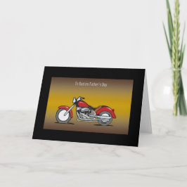 Vatertagskarte eines Motorrads Karte