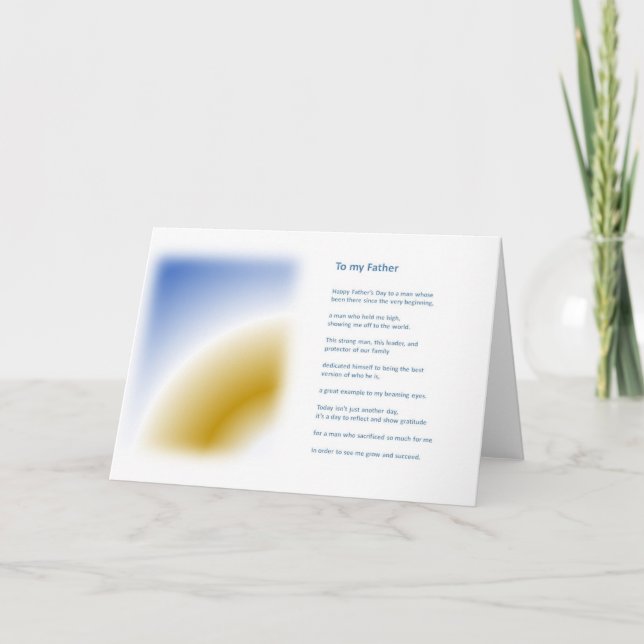 Vatertagskarte Feiertagskarte (Vorderseite)