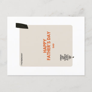 Vatertagskarte Feiertagspostkarte
