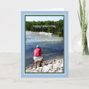 Vatertagskarte für Fotografen Karte