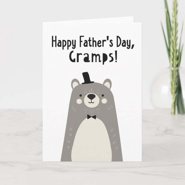 Vatertagskarte für Gramps Karte (Vorderseite)