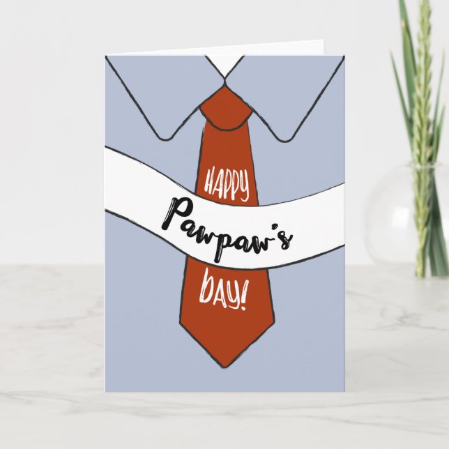 Vatertagskarte für Pawpaw Karte (Vorderseite)