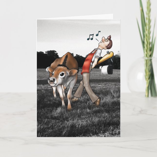 Vatertagskarte mit FLEISCH! Karte (Vorderseite)