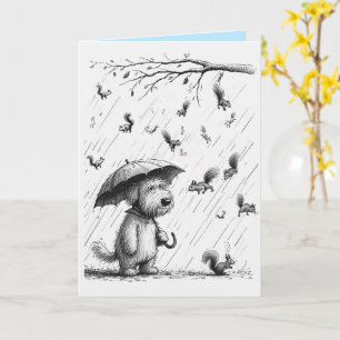 Vatertagskarte vom Hund Karte