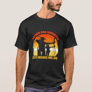 Vatertochter Bogenschießen für Vater Bow und Ar T-Shirt