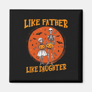 Vatertochter Matching Halloween-Kostüm Magnet