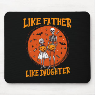 Vatertochter Matching Halloween-Kostüm Mousepad