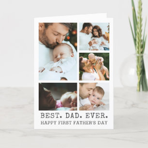 Vathers Day BEST VATER EVENT 5 FotoCollage Karte