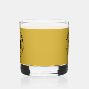 Vathers Day Black Man Emblem Keepake Liquor Whiskyglas