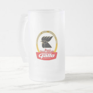 Vathers Day Gallo Mattglas Bierglas
