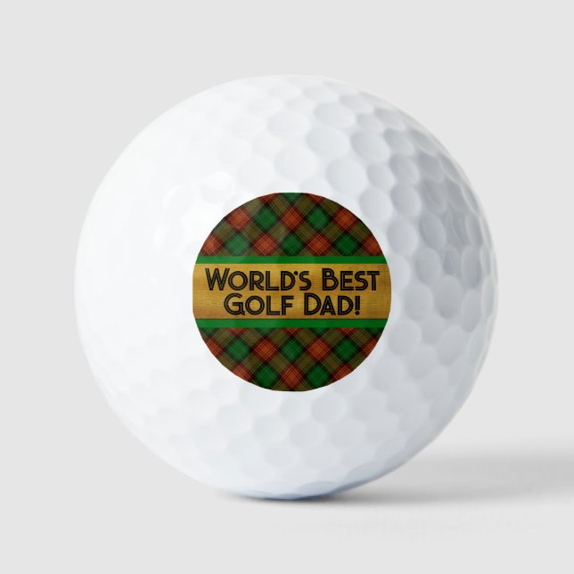 Vathers Day Golf Accessoires für Vater Golfball (Vorderseite)